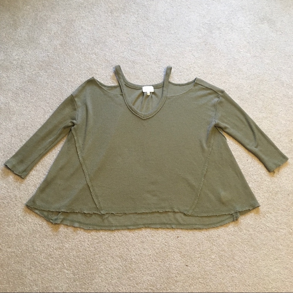 Open Shoulder Sweater